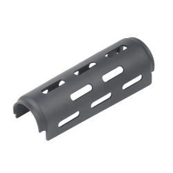 FTCS - Gas Tube Cover - Oblong Holes - AK - Cerakote - Black