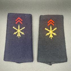 (71.001) Paire de fourreau d'épaule de 2ème classe Régiment d'artillerie