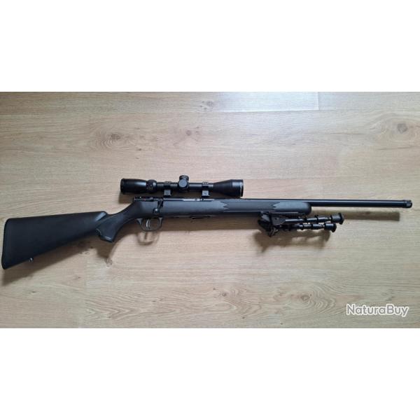 carabine .22lr savage mkII fv, varmint, kit complet pret a tirer (prcision a petit prix)