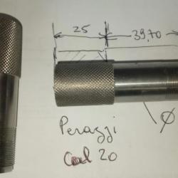 Chokes pour Perazzi calibre 20. serrages de 1/10 à full 10/10. Vendu à l'unité