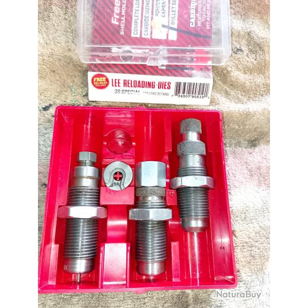 Jeu d'outils de rechargement lee 38 spcial ,357 magnum