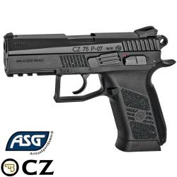 Réplique airsoft CO2 CZ 75 P-07 NBB ASG - rail tactique