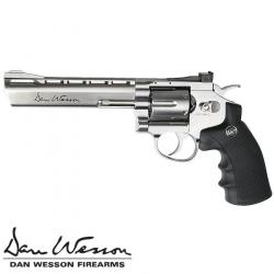 Pistolet à billes revolver Dan wesson 6, réplique airsoft calibre 6 mm, propulsion CO2, puissance él