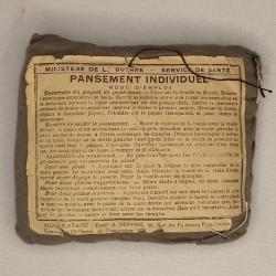 Pansement réglementaire armée française guerre 39/45