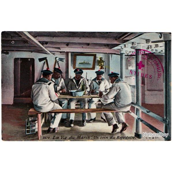 CPA - Marine Militaire - LA VIE DU MARIN UN COIN DU RFECTOIRE -N1631