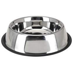 Gamelle pour chiens acier inoxydable 33,5 x 7 cm 1,7L