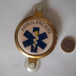 ambulancière ventouses parebrise