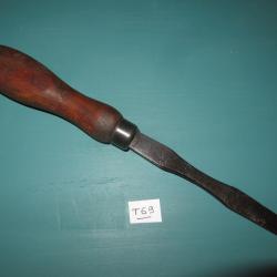 Tournevis ancien large plat-(rep T69bis)