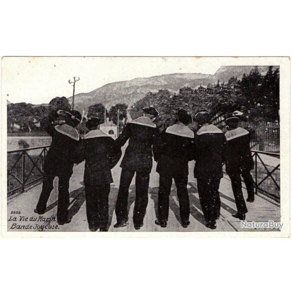 CPA - Marine Militaire -  LA VIE DU MARIN BANDE JOYEUSE -N1644