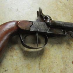 pistolet coup de poing voyage à broche 11mm problème avec chien gauche  bois noyer