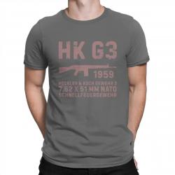 T-shirt fusil d'assaut Allemand HK G3 - Gris / 4XL