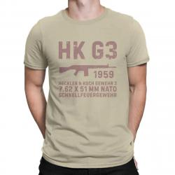 T-shirt fusil d'assaut Allemand HK G3 - Vert clair / 4XL