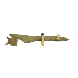 Porte pioche de l'US Army daté 1944 American Canvas MFG. CO.