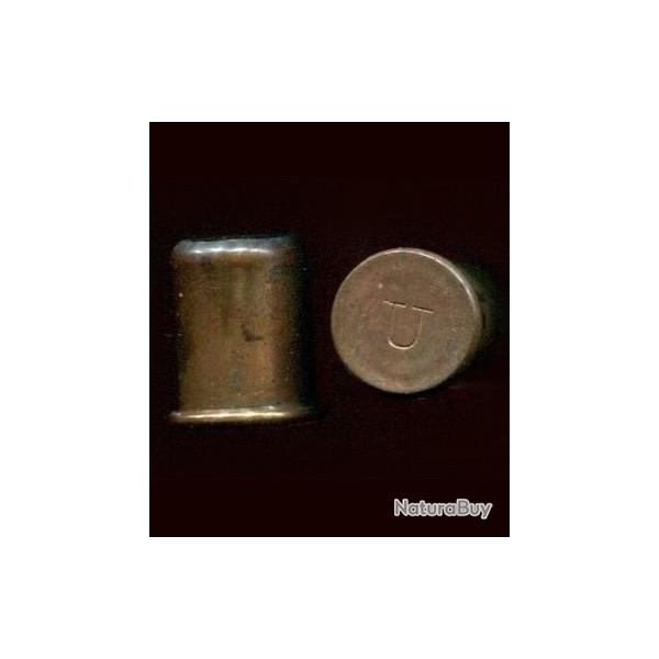 .44 Rim Fire Short  blanc - cartouche US peu courante -  marquage U - tui cuivre de 16.1 mm