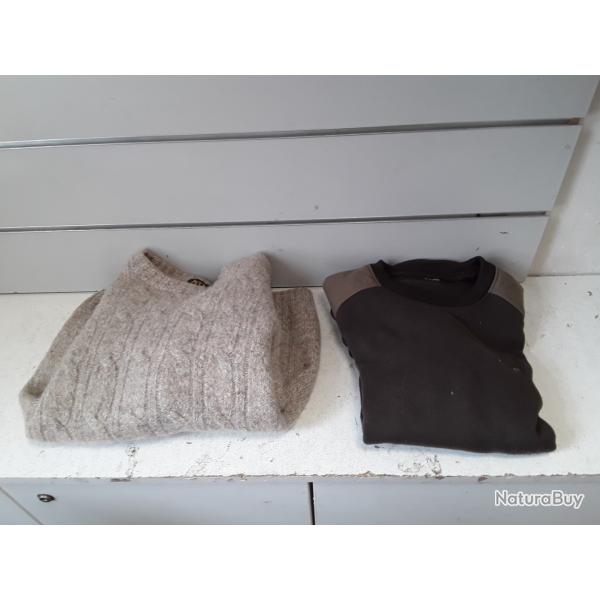 Lot de 2 pulls de chasse
