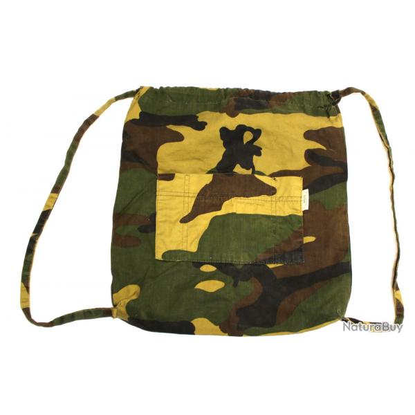 Petit sac de voyage camoufl avec pochette extrieur