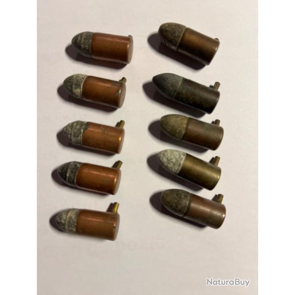 Lot de balles  broche anciennes