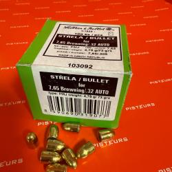 Ogives Sellier & Bellot 7,65 Browning FMJ 73 grs (bte100)