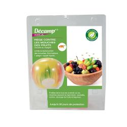 Pi&egrave;ge contre les mouches &agrave; fruits forme pomme 1 mois