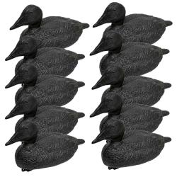 Pack 10 eiders noirs - Appelants Flottants Réalistes