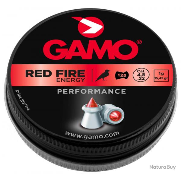 125 PLOMBS GAMO RED FIRE ENERGY 4.5mm