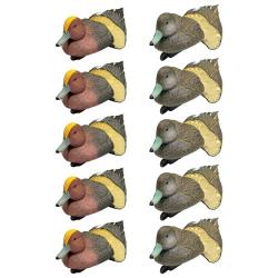 Pack 5 siffleurs mâles et 5 femelles moussés