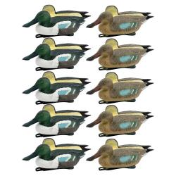 Pack 5 souchets mâles et 5 femelles moussés