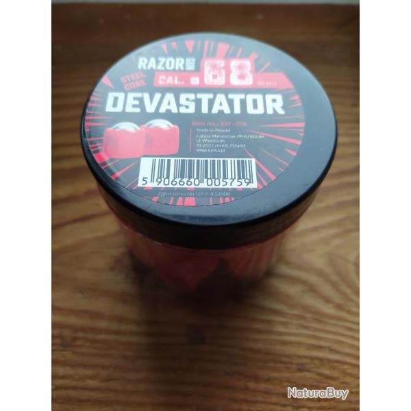 Billes acier DEVASTATOR Calibre 68