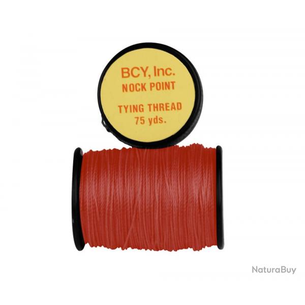 Bobine de fil pour point d'encochage BCY Nock Point 75 yard Rouge