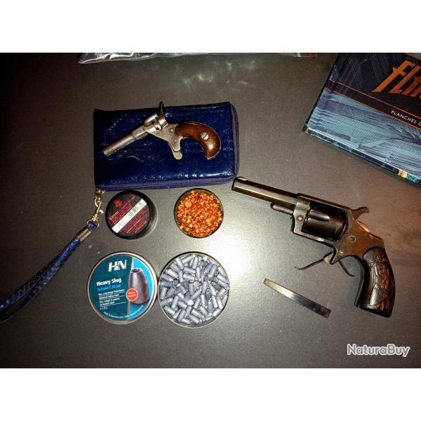 Lot pistolet cycliste et revolver us arms co