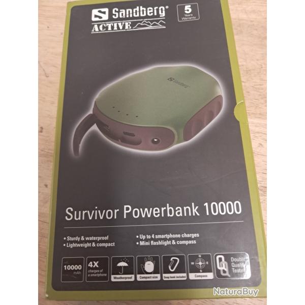 POWERBANK 10000 SANDBERG 1 SANS PRIX DE RESERVE