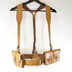 Ensemble MAS 36-51 MAS 49-56 ceinturon cartouchières triangle de suspension Brelage Uniforme surplus