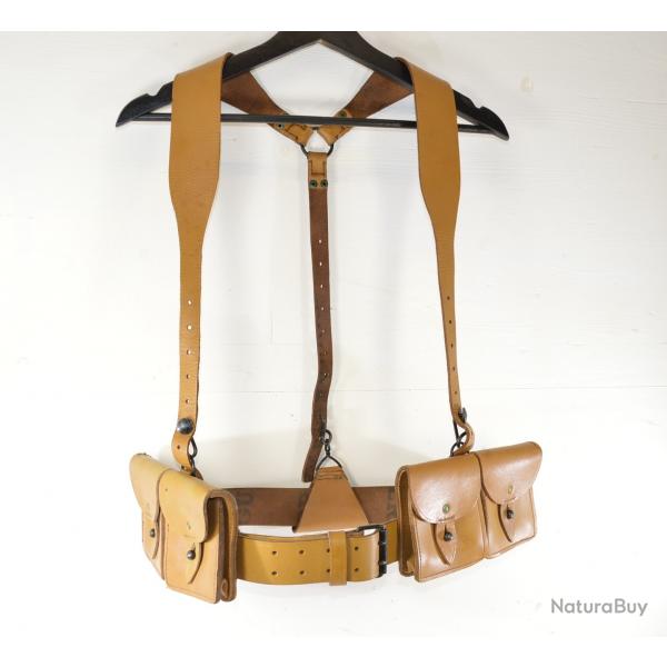 Ensemble MAS 36-51 MAS 49-56 ceinturon cartouchires triangle de suspension Brelage Uniforme surplus