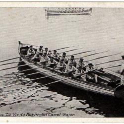 CPA - Marine Militaire -LA VIE DU MARIN DÉPART CANOTS-MAJORS - N°1620
