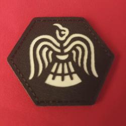 ÉCUSSON BRODÉ SCRATCH 3D VALHALLA VALKNUT VIKING 5/5CM PATCH - INSIGNE -