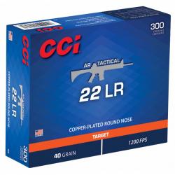 MUNITIONS CCI AR TACTICAL COPPER 22LR X300