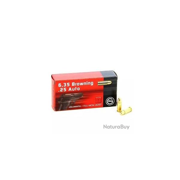 MUNITION GECO 6.35 BROWNING FMJ 49GR
