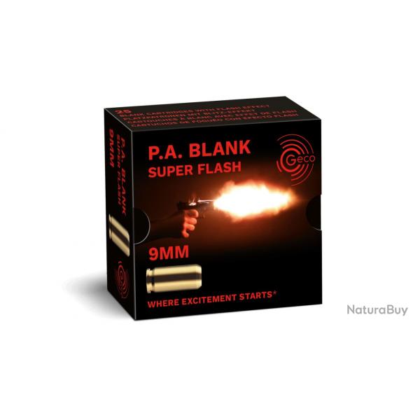 MUNITION A BLANC GECO 9MM KNALL
