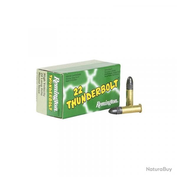 MUNITION 22LR REMINGTON THUNDERBOLT HIGHT VELOCITY 40GR RN