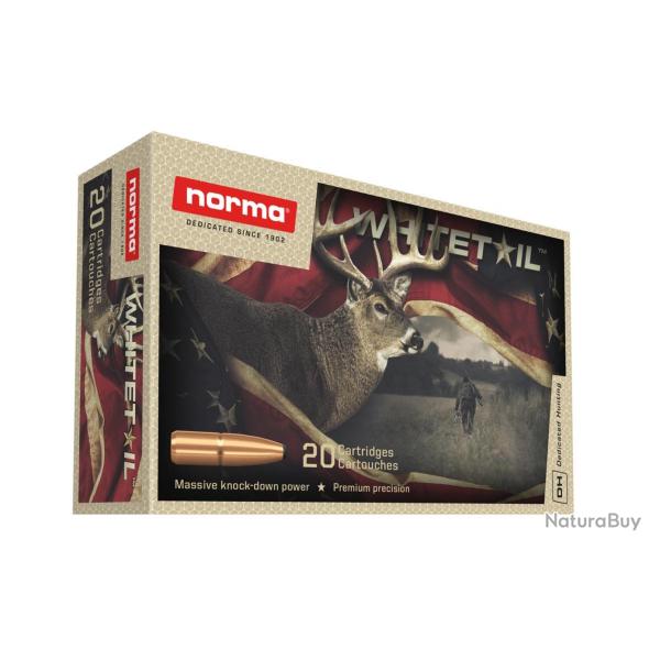 MUNITIONS NORMA .308 WIN 11.7G 180GR WHITETAIL X20