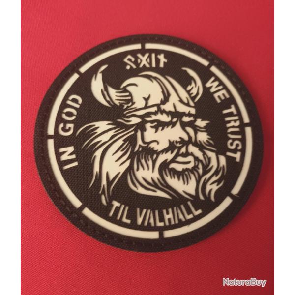 PATCH CUSSON BROD SCRATCH VELCRO VALHALLA VIKING 9 CM