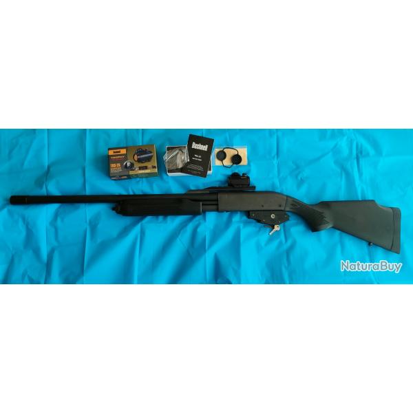 Remington 870 cantilever Model rare! Point rouge Bushnell et verrou du pontet d'origine offert!
