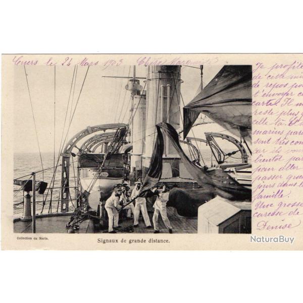 CPA - Marine Militaire -  SIGNAUX DE GRANDE DISTANCE - N1670