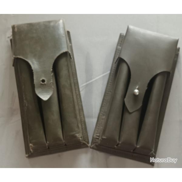 Lot de 2 Pochettes - porte chargeurs uzi 9mm