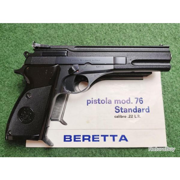 Pistolet semi-automatique BERETTA mod. 76 - Calibre .22 LR (Occasion bon tat gnral)