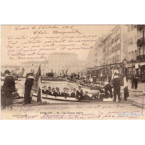 CPA - Marine Militaire - TOULON LES CANOTS MAJORS - N1665