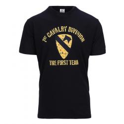 Tee Shirt 1st Cavalry Division Couleur Noir