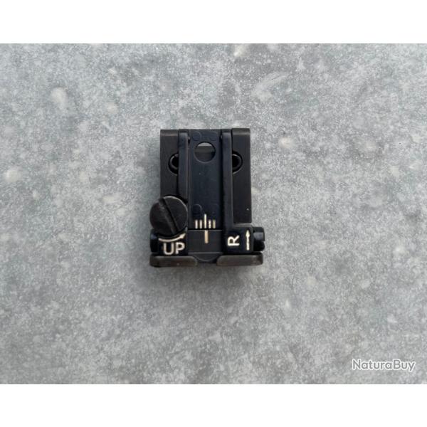 HAUSSE RGLABLE LPA EN ACIER POUR PISTOLET CZ 75