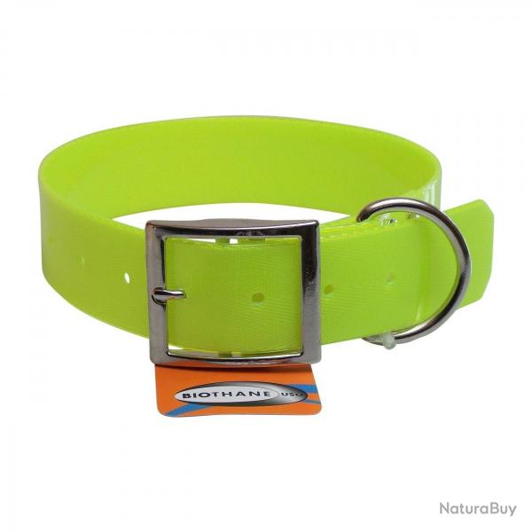 COLLIER HUNT US 38 - jokidog 60 cm jaune fluo