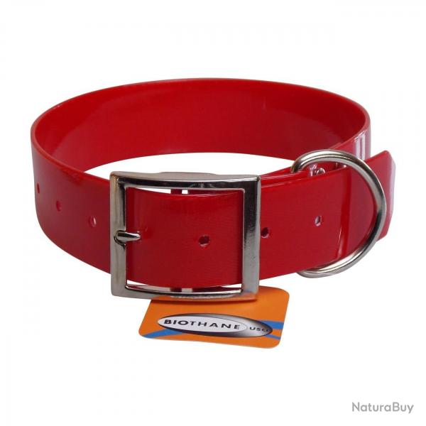 COLLIER HUNT US 38 - jokidog 60 cm rouge